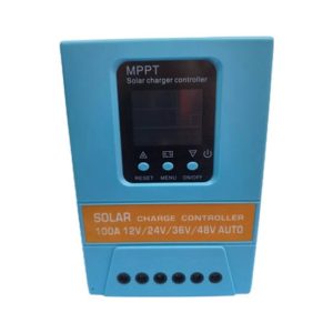 Blue MPPT 100A Solar Charge Controller (12V–48V Auto)