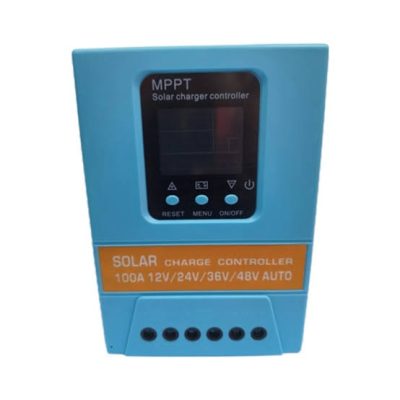 Blue MPPT 100A Solar Charge Controller (12V–48V Auto)
