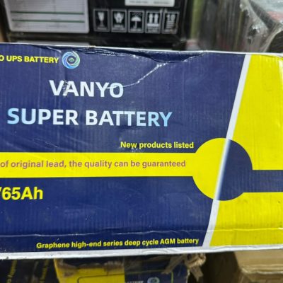 Vanyo Super Battery 12V 65Ah Deep Cycle AGM Battery